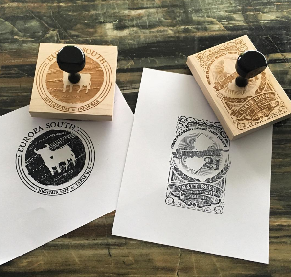custom rubber stamp designs
